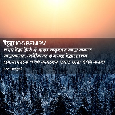 Picture 02 - ইজ্ৰা 10:5 BENIRV - তখন ইষ্রা উঠে ঐ - Bible Verse Picture