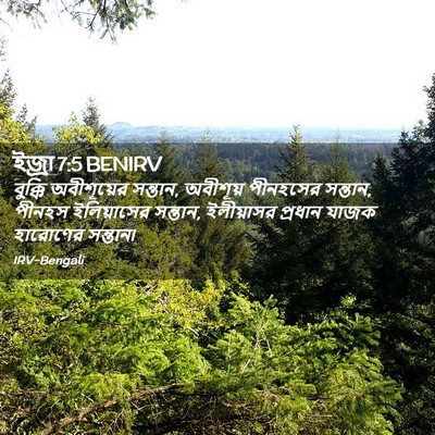 Picture 02 - ইজ্ৰা 7:5 BENIRV - বুক্কি অবীশূয়ের - Bible Verse Picture