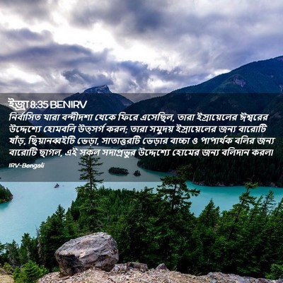 Picture 02 - ইজ্ৰা 8:35 BENIRV - নির্বাসিত যারা - Bible Verse Picture