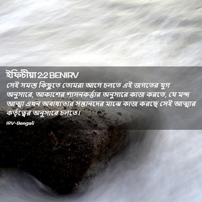 Picture 02 - ইফিচীয়া 2:2 BENIRV - সেই সমস্ত কিছুতে - Bible Verse Picture