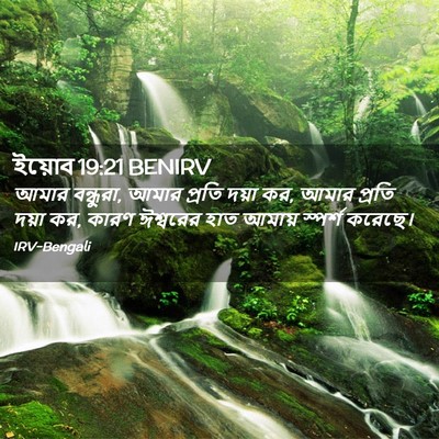 Picture 02 - ইয়োব 19:21 BENIRV - আমার বন্ধুরা, আমার - Bible Verse Picture