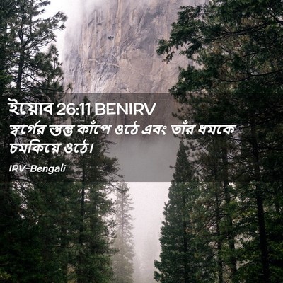 Picture 02 - ইয়োব 26:11 BENIRV - স্বর্গের স্তম্ভ - Bible Verse Picture