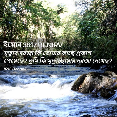 Picture 02 - ইয়োব 38:17 BENIRV - মৃত্যুর দরজা কি - Bible Verse Picture