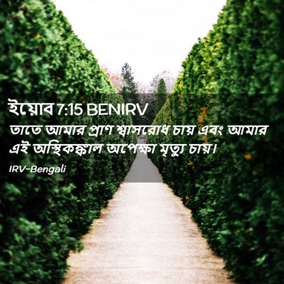 Picture 02 - ইয়োব 7:15 BENIRV - তাতে আমার প্রাণ - Bible Verse Picture
