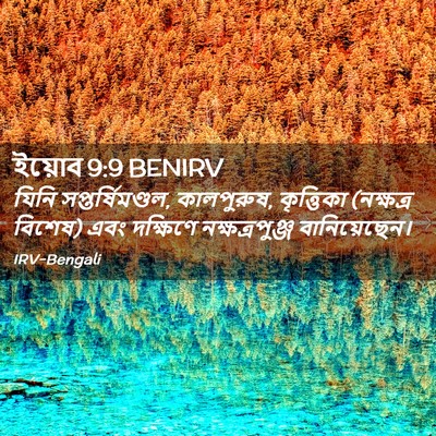Picture 02 - ইয়োব 9:9 BENIRV - যিনি - Bible Verse Picture