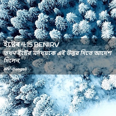 Picture 02 - ইষ্টেৰ 4:15 BENIRV - তখন ইষ্টের - Bible Verse Picture