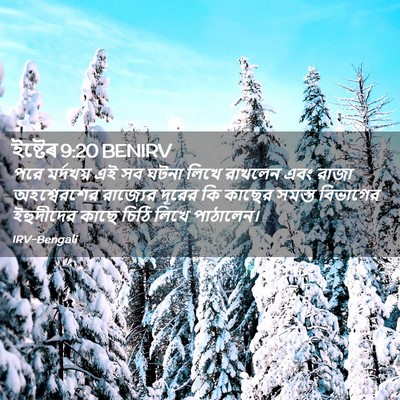 Picture 02 - ইষ্টেৰ 9:20 BENIRV - পরে মর্দখয় এই সব - Bible Verse Picture