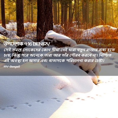 Picture 02 - উপদেশক 4:16 BENIRV - সেই সমস্ত লোকেদের - Bible Verse Picture
