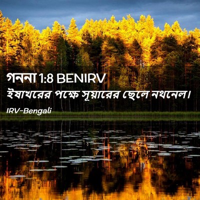 Picture 02 - গননা 1:8 BENIRV - ইষাখরের পক্ষে - Bible Verse Picture