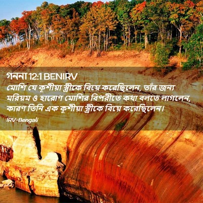 Picture 02 - গননা 12:1 BENIRV - মোশি যে কূশীয়া - Bible Verse Picture
