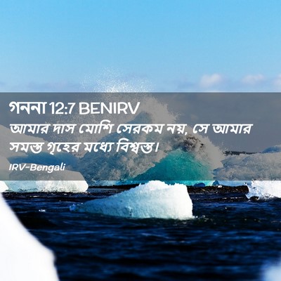 Picture 02 - গননা 12:7 BENIRV - আমার দাস মোশি - Bible Verse Picture