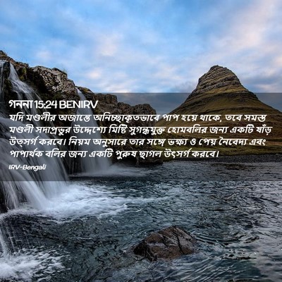 Picture 02 - গননা 15:24 BENIRV - যদি মণ্ডলীর - Bible Verse Picture