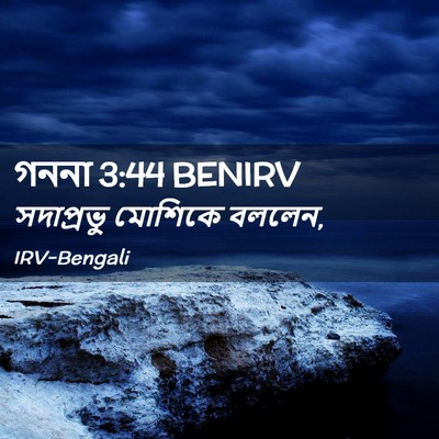 Picture 02 - গননা 3:44 BENIRV - সদাপ্রভু মোশিকে - Bible Verse Picture