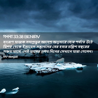 Picture 02 - গননা 33:38 BENIRV - হারোণ যাজক - Bible Verse Picture