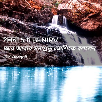 Picture 02 - গননা 5:11 BENIRV - আর আবার সদাপ্রভু - Bible Verse Picture