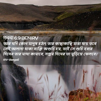 Picture 02 - গননা 6:9 BENIRV - আর যদি কোন মানুষ - Bible Verse Picture