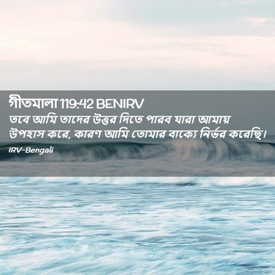 Picture 02 - গীতমালা 119:42 BENIRV - তবে আমি তাদের - Bible Verse Picture