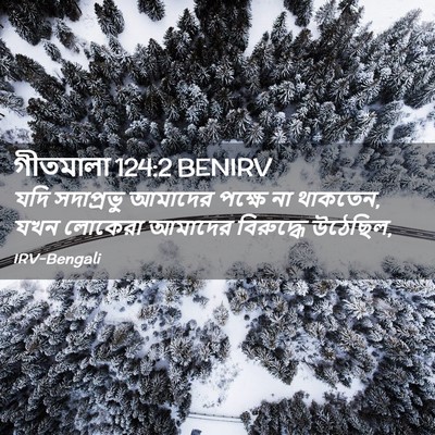 Picture 02 - গীতমালা 124:2 BENIRV - যদি সদাপ্রভুু - Bible Verse Picture