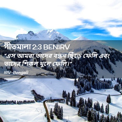 Picture 02 - গীতমালা 2:3 BENIRV - “এস আমরা তাদের - Bible Verse Picture