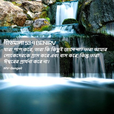 Picture 02 - গীতমালা 53:4 BENIRV - যারা পাপ করে, তারা - Bible Verse Picture
