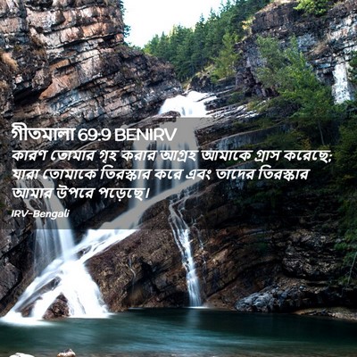 Picture 02 - গীতমালা 69:9 BENIRV - কারণ তোমার গৃহ - Bible Verse Picture