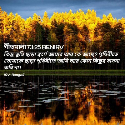 Picture 02 - গীতমালা 73:25 BENIRV - কিন্তু তুমি ছাড়া - Bible Verse Picture