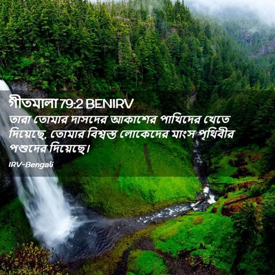 Picture 02 - গীতমালা 79:2 BENIRV - তারা তোমার দাসদের - Bible Verse Picture