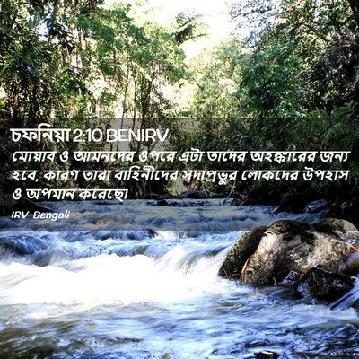 Picture 02 - চফনিয়া 2:10 BENIRV - মোয়াব ও আমনদের - Bible Verse Picture