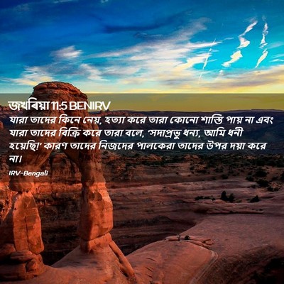 Picture 02 - জখৰিয়া 11:5 BENIRV - যারা তাদের কিনে - Bible Verse Picture