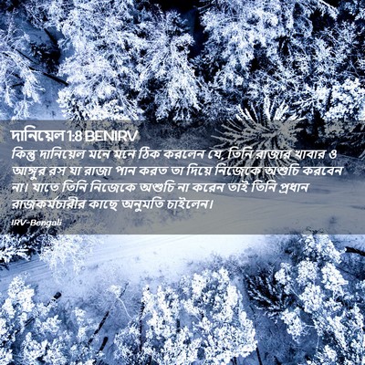 Picture 02 - দানিয়েল 1:8 BENIRV - কিন্তু দানিয়েল - Bible Verse Picture