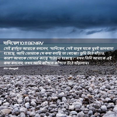 Picture 02 - দানিয়েল 10:11 BENIRV - সেই স্বর্গদূত - Bible Verse Picture
