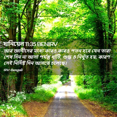 Picture 02 - দানিয়েল 11:35 BENIRV - আর জ্ঞানীদের - Bible Verse Picture