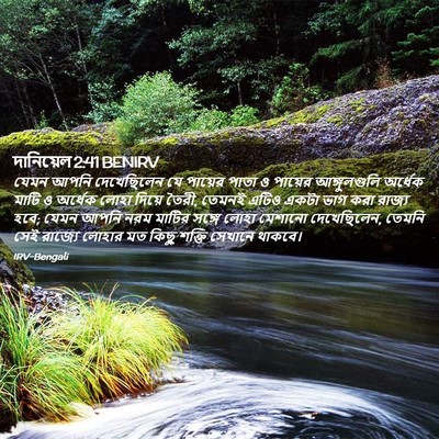 Picture 02 - দানিয়েল 2:41 BENIRV - যেমন আপনি - Bible Verse Picture