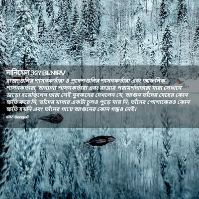 Picture 02 - দানিয়েল 3:27 BENIRV - রাজ্যগুলির - Bible Verse Picture