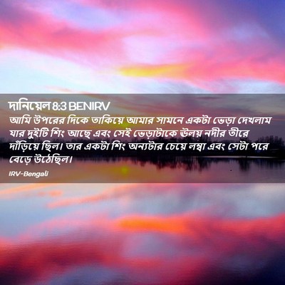 Picture 02 - দানিয়েল 8:3 BENIRV - আমি উপরের দিকে - Bible Verse Picture