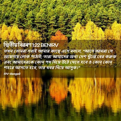 Picture 02 - দ্বিতীয় বিৱৰণ 1:22 BENIRV - তখন তোমরা সবাই - Bible Verse Picture