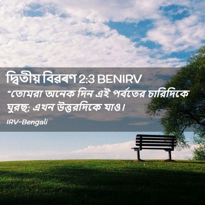 Picture 02 - দ্বিতীয় বিৱৰণ 2:3 BENIRV - “তোমরা অনেক দিন এই - Bible Verse Picture