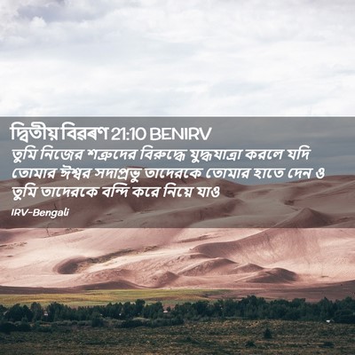 Picture 02 - দ্বিতীয় বিৱৰণ 21:10 BENIRV - তুমি নিজের - Bible Verse Picture