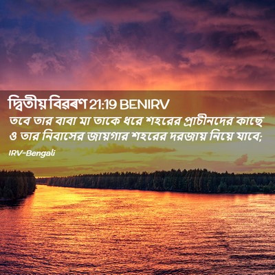 Picture 02 - দ্বিতীয় বিৱৰণ 21:19 BENIRV - তবে তার বাবা মা - Bible Verse Picture