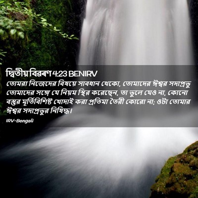 Picture 02 - দ্বিতীয় বিৱৰণ 4:23 BENIRV - তোমরা নিজেদের - Bible Verse Picture