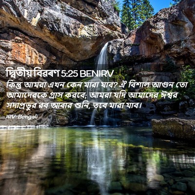 Picture 02 - দ্বিতীয় বিৱৰণ 5:25 BENIRV - কিন্তু আমরা এখন - Bible Verse Picture