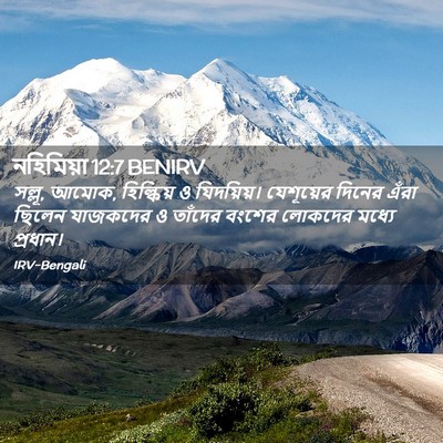 Picture 02 - নহিমিয়া 12:7 BENIRV - সল্লূ, আমোক, - Bible Verse Picture