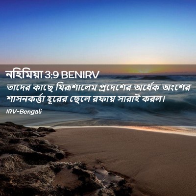 Picture 02 - নহিমিয়া 3:9 BENIRV - তাদের কাছে - Bible Verse Picture