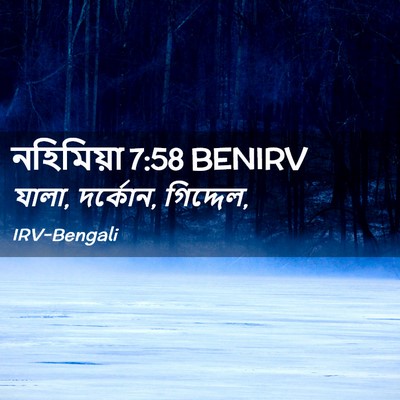Picture 02 - নহিমিয়া 7:58 BENIRV - যালা, দর্কোন, - Bible Verse Picture
