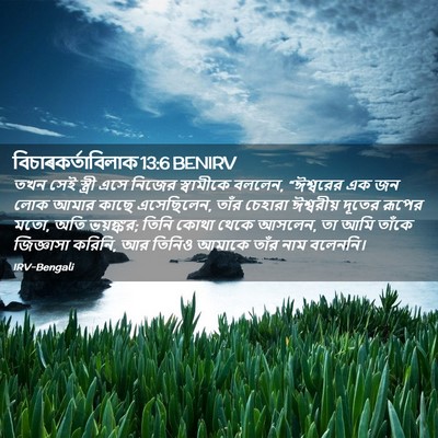 Picture 02 - বিচাৰকর্তাবিলাক 13:6 BENIRV - তখন সেই স্ত্রী এসে - Bible Verse Picture