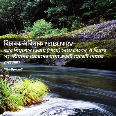 Picture 02 - বিচাৰকর্তাবিলাক 14:1 BENIRV - আর শিম্‌শোন - Bible Verse Picture