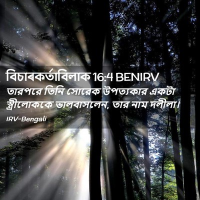 Picture 02 - বিচাৰকর্তাবিলাক 16:4 BENIRV - তারপরে তিনি সোরেক - Bible Verse Picture
