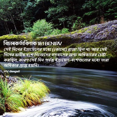 Picture 02 - বিচাৰকর্তাবিলাক 18:1 BENIRV - সেই দিনের - Bible Verse Picture