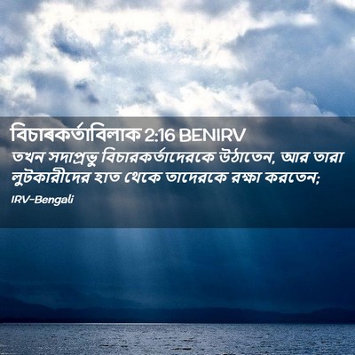 Picture 02 - বিচাৰকর্তাবিলাক 2:16 BENIRV - তখন সদাপ্রভু - Bible Verse Picture