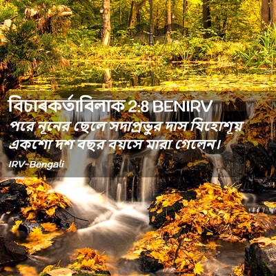 Picture 02 - বিচাৰকর্তাবিলাক 2:8 BENIRV - পরে নূনের ছেলে - Bible Verse Picture